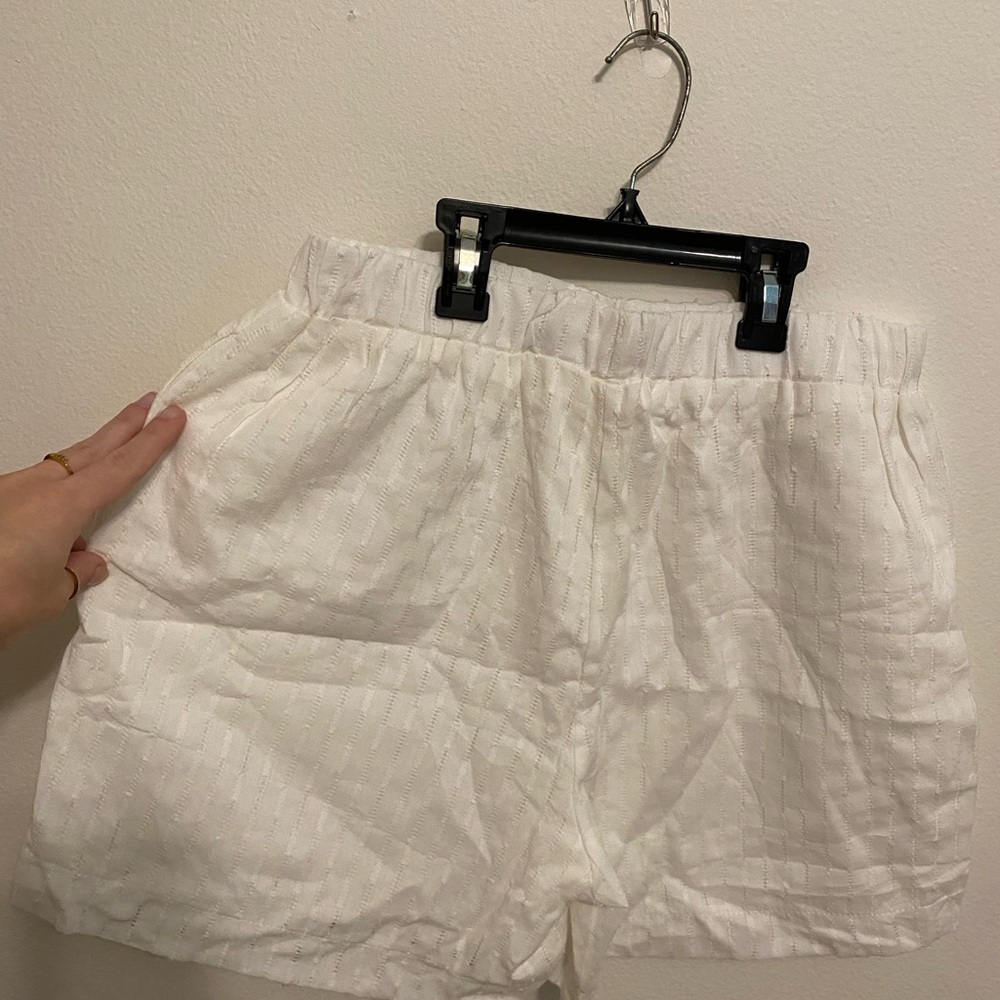 Women's White Shorts